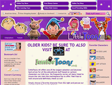 Tablet Screenshot of littletoons.co.uk